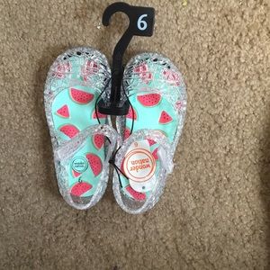 Cute jelly sandals for girls